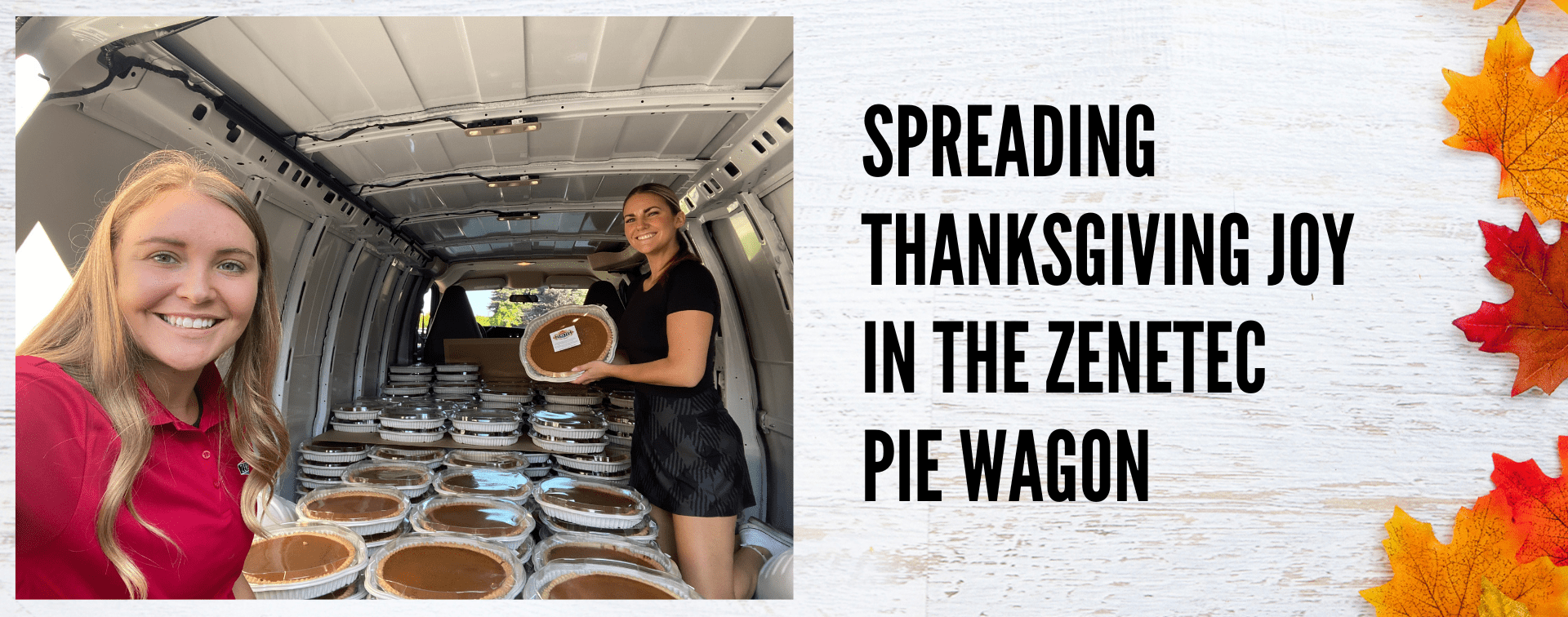 Zenetec Thanksgiving Pie Delivery